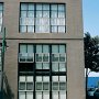 Medium format color film photograph of scene in Emeryville, California by A.E. Graves
